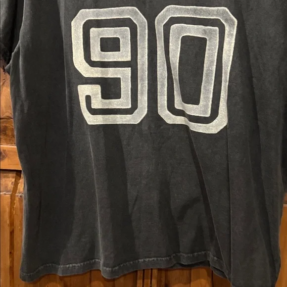 Lucky Brand Black Graphic '90' Tee - Picture 4 of 5
